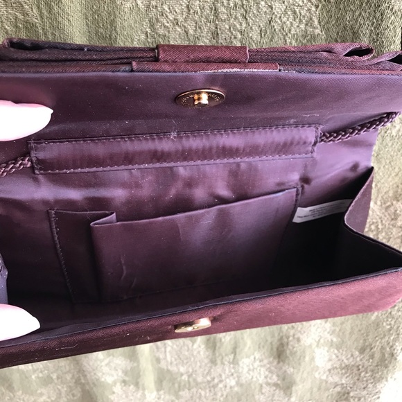 Maroon Clutch or Shoulder Bag - Picture 8 of 10